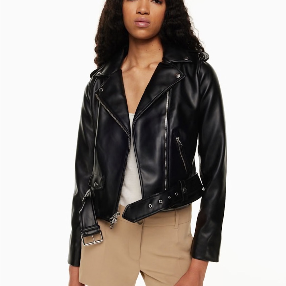 Aritzia Wilfred T-Bird Women's Black Jacket